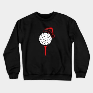 Santa Golf Ball Crewneck Sweatshirt